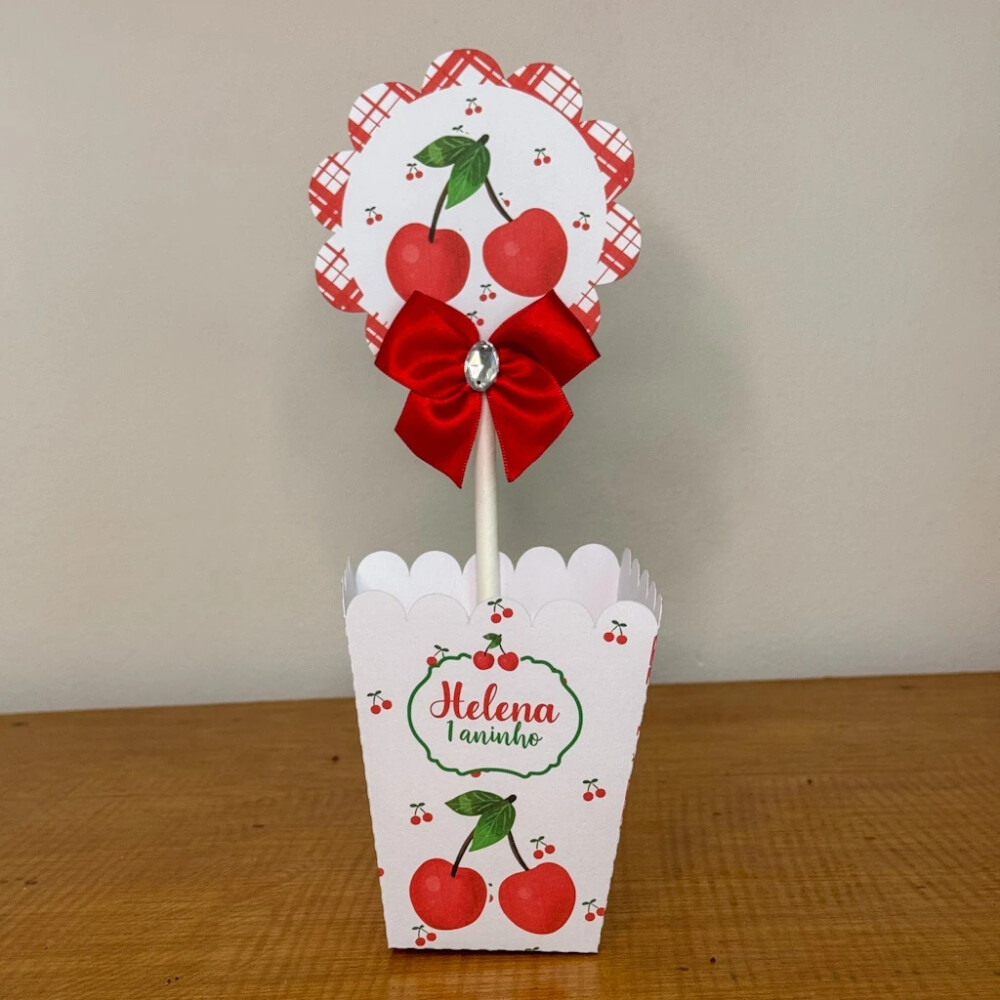 Centro de Mesa / Cachepô Personalizado/ Festa Aniversário (TODO
