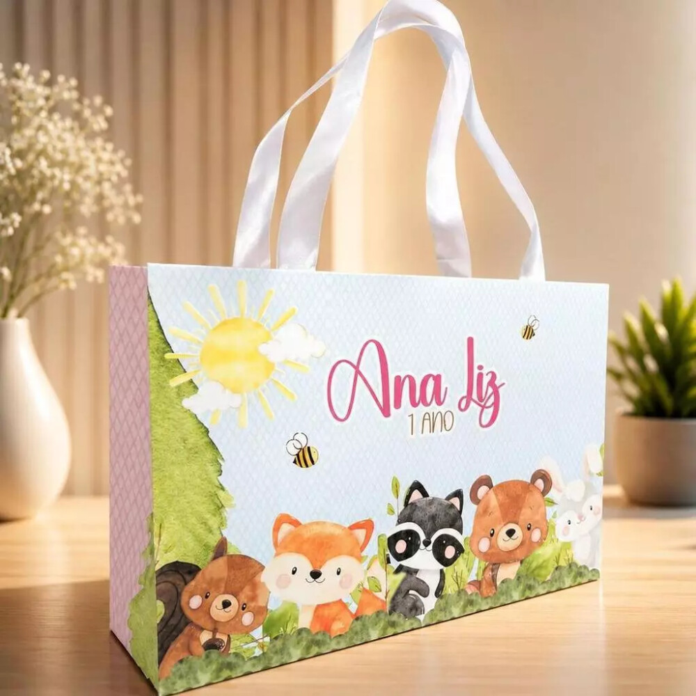 SACOLA GG 20X30 Personalizado em qualquer tema lembrancinha sacol