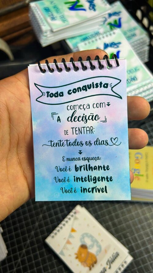 Bloquinho 10x7 Personalizado Todos os Temas