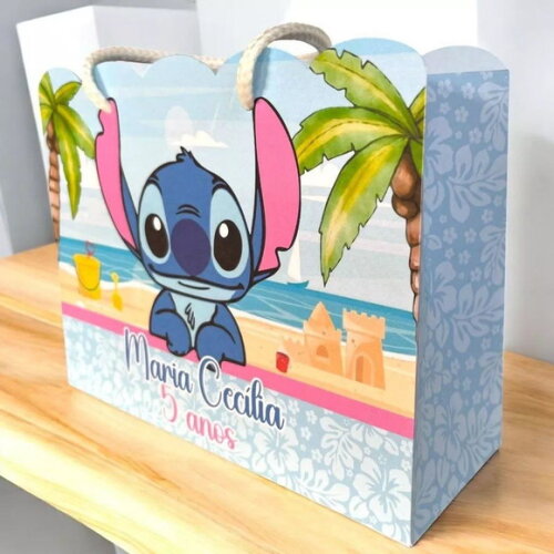 Sacolinha Personalizado (todos os Temas) 20X15X7 Já Colado