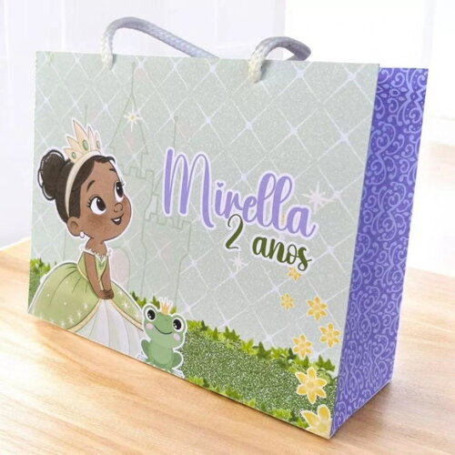 Sacolinha Personalizado (todos os Temas) 20X15X7 Já Colado