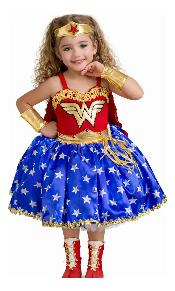 fantasia mulher maravilha infantil