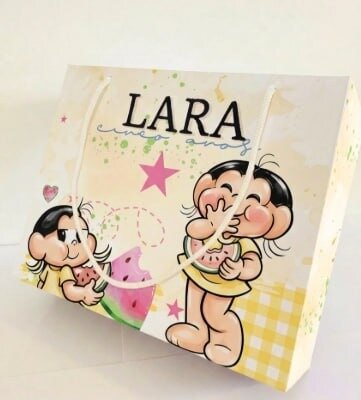 Sacolinha Personalizada Magali  nome idade