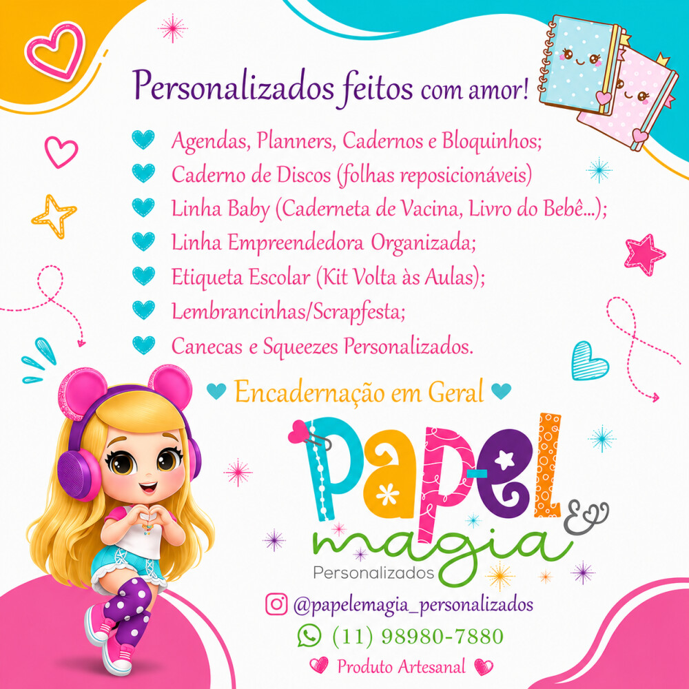 Etiqueta Escolar - Giovanna Luccas Neto - 122unid