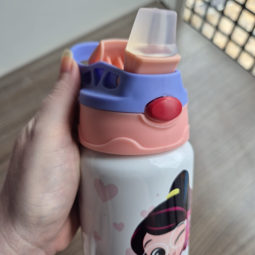 Garrafa Squeeze Infantil - Luluca - 500ml Aluminio