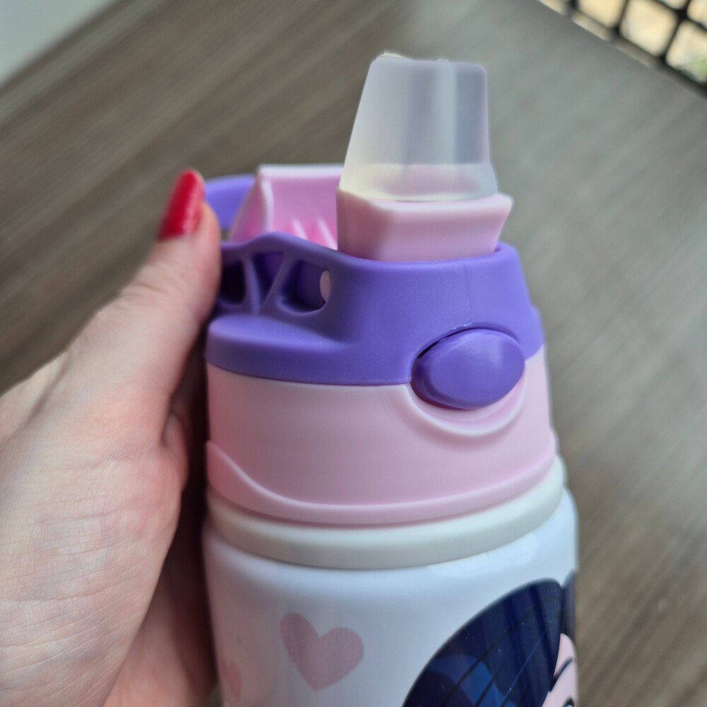 Garrafa Squeeze Infantil - Luluca - 500ml Aluminio