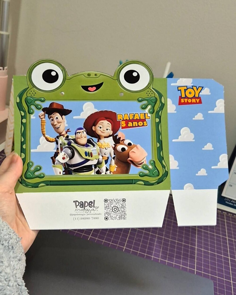 Sacolinha Personalizada - Lembrancinha Infantil - 18x14x6cm - Toy