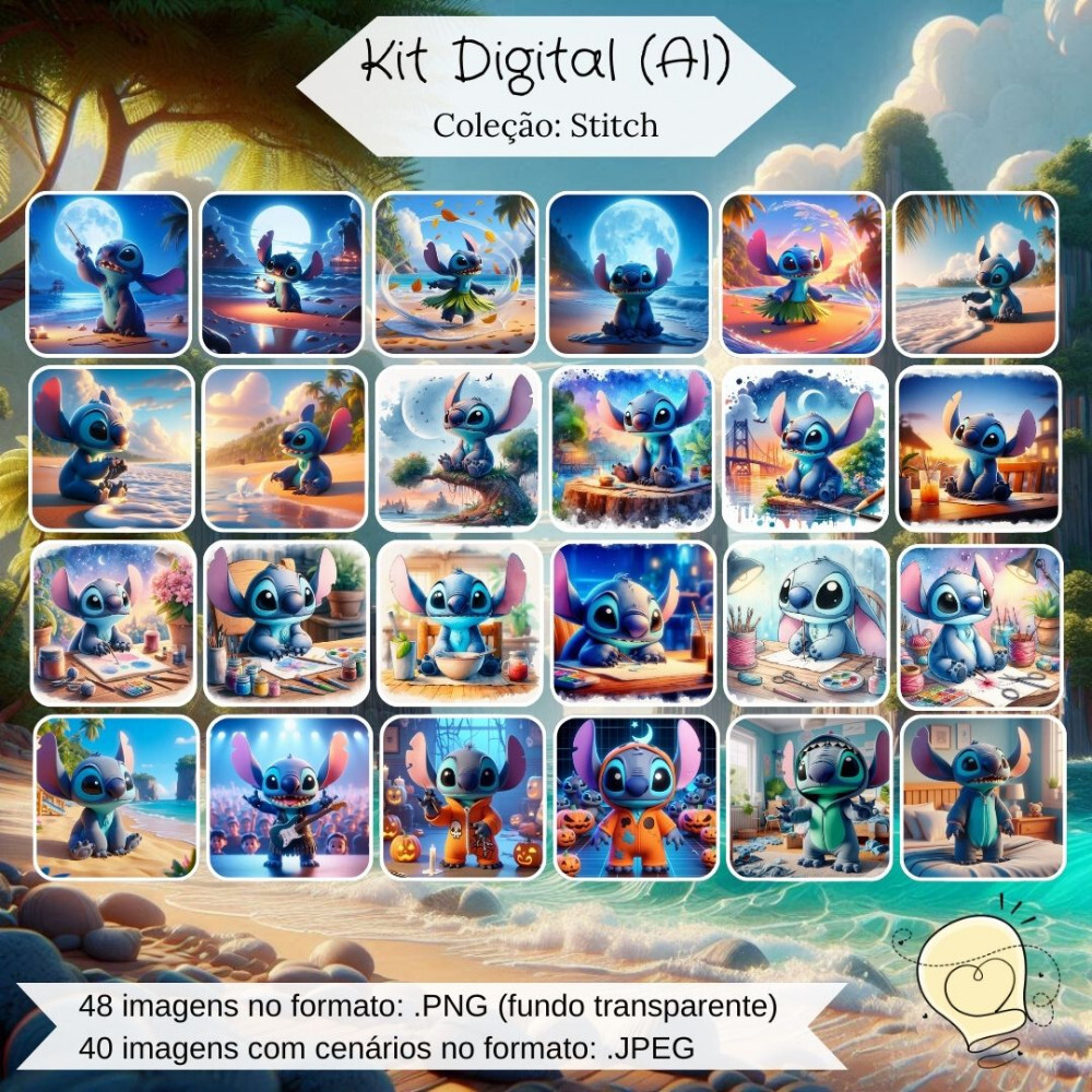 Kit Digital - Stitch (ai) - Envio Imediato