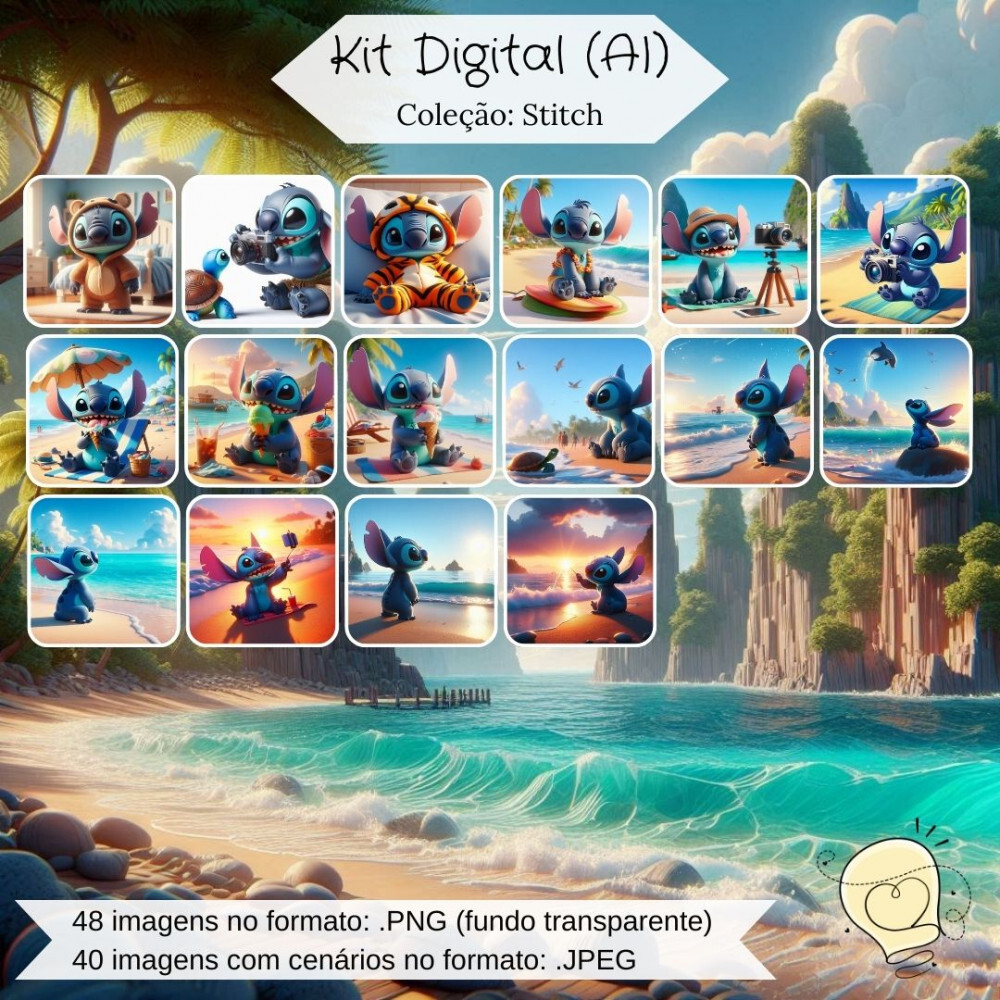 Kit Digital - Stitch (ai) - Envio Imediato