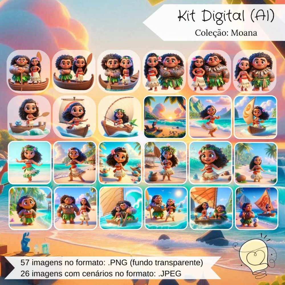 Kit Digital - Moana (ai) - Envio Imediato