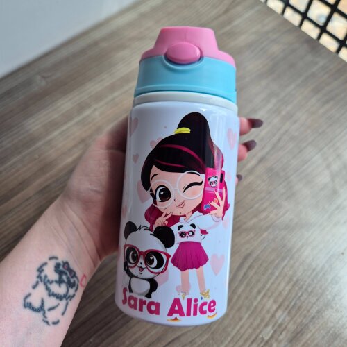 Garrafa Squeeze Infantil - Luluca - 500ml Aluminio