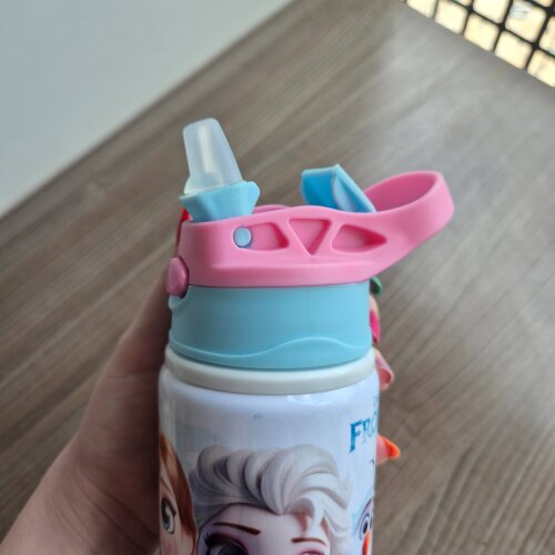 Garrafa Squeeze Infantil - Frozen Cute - 500ml Alumínio