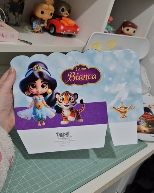 Sacolinha Personalizada - Lembrancinha Infantil - 18x14x6cm - Jas