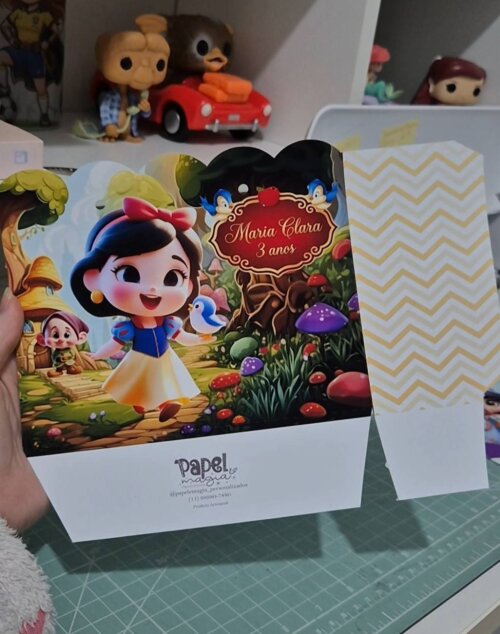 Sacolinha Personalizada - Lembrancinha Infantil - 18x14x6cm - Bra