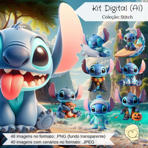 Kit Digital - Stitch (ai) - Envio Imediato