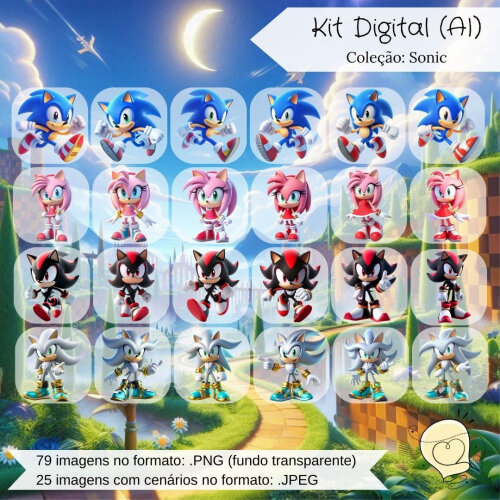 Kit Digital - Sonic (ai) - Envio Imediato