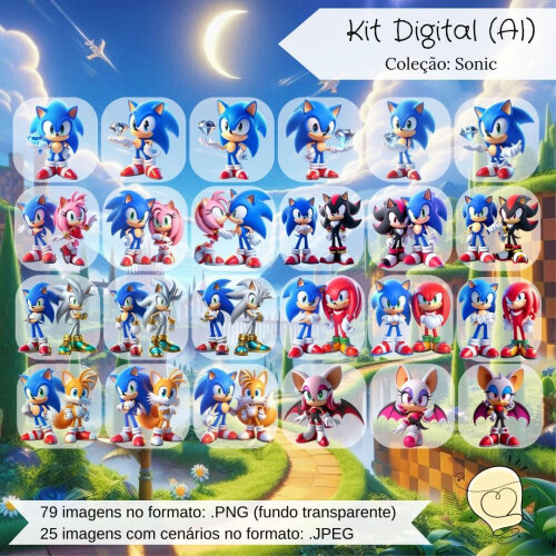 Kit Digital - Sonic (ai) - Envio Imediato