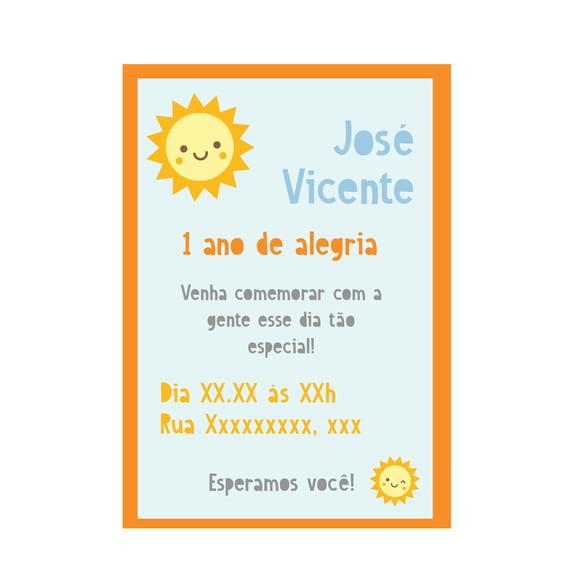 Convite Digital - Festa Solzinho (mod 1)