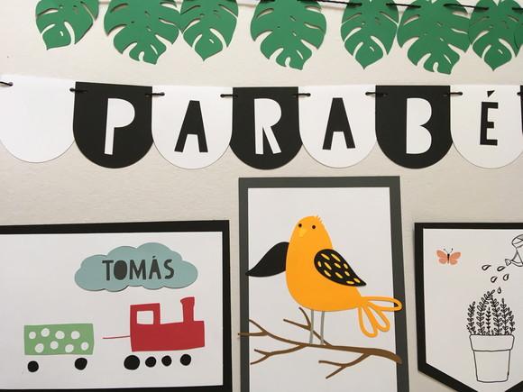 Decoração de Parede e Mesa - Papelaria Personalizada