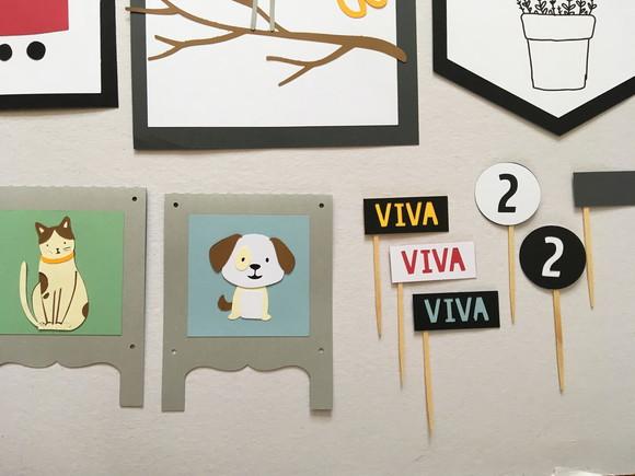 Decoração de Parede e Mesa - Papelaria Personalizada