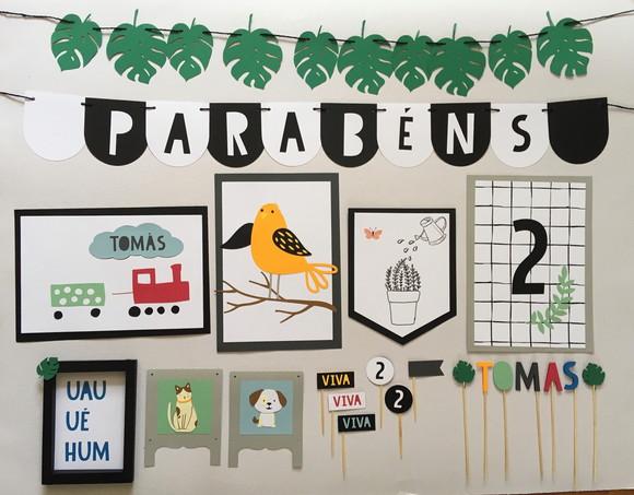 Decoração de Parede e Mesa - Papelaria Personalizada