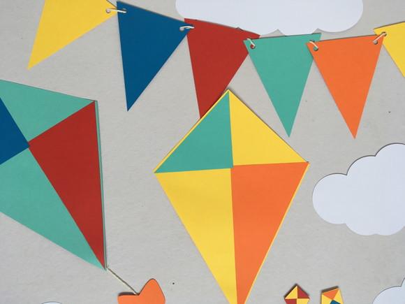 Decoração Festa Pipa e Nuvens - Kit Festa