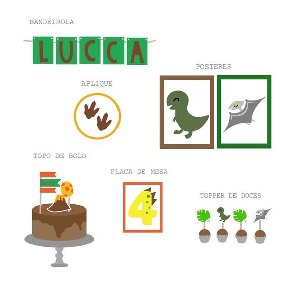 Decoração Papelaria - Festa Dinossauro