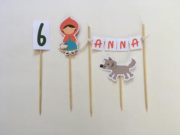 Kit Decoração - Festa Chapeuzinho Vermelho
