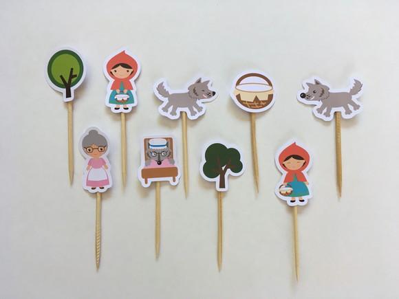 Kit Decoração - Festa Chapeuzinho Vermelho