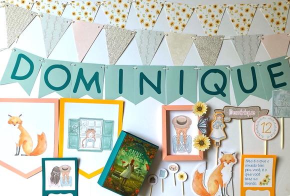 Kit Decoração de Festa - Anne With An e Green Gables