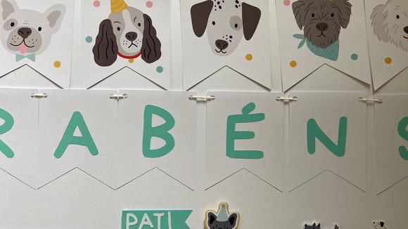 Kit Decoração de Festa - Tema Pet Cachorrinhos (mod 8)