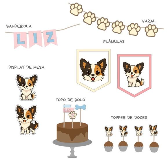Papelaria Festa - Cachorrinhos (escolha o Seu)