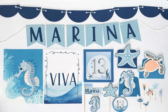 Papelaria Festa Fundo do Mar