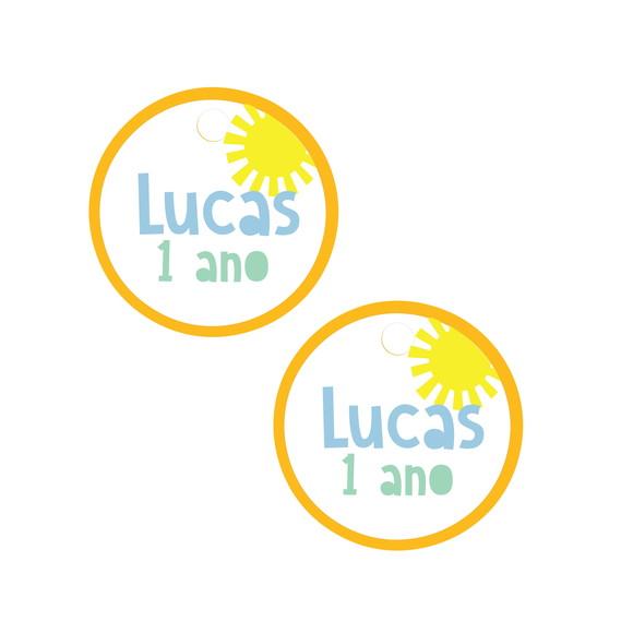 Tag de Lembrancinha - Festa Solzinho (mod 3)