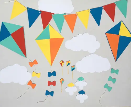 Decoração Festa Pipa e Nuvens - Kit Festa