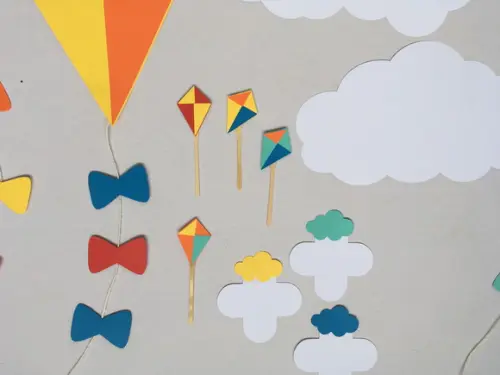 Decoração Festa Pipa e Nuvens - Kit Festa