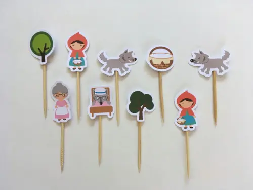Kit Decoração - Festa Chapeuzinho Vermelho