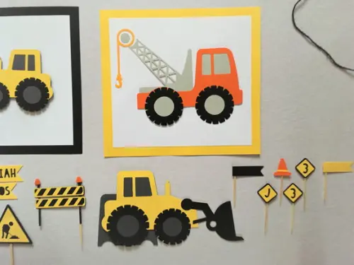 Kit Decoração - Festa Construtor/construção / Trator