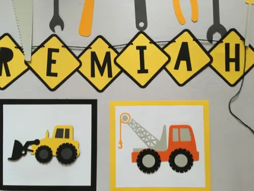 Kit Decoração - Festa Construtor/construção / Trator