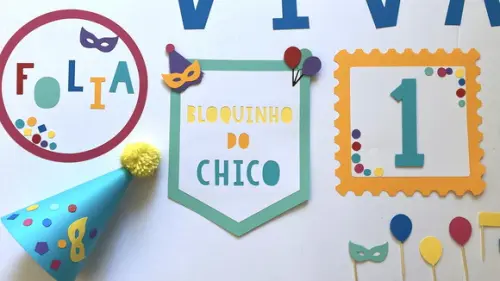 Kit Decoração - Festa no Tema Carnaval / Frevo
