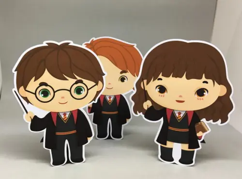 Kit Festa - Decoração Parede e Mesa - Festa Harry Potter