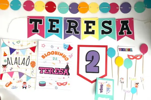 Kit Festa - Papelaria Festa Carnaval