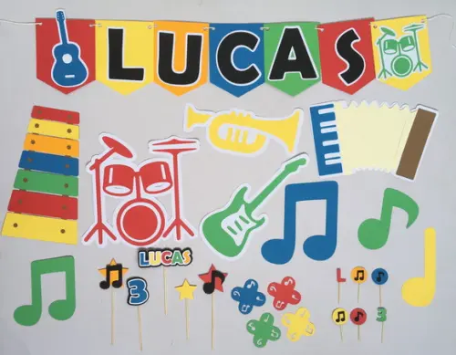 Kit Festa Completa - Tema Música