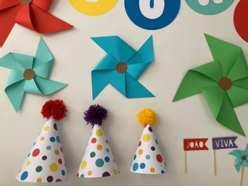 Kit Papelaria para Festa - Decoração Cata-ventos