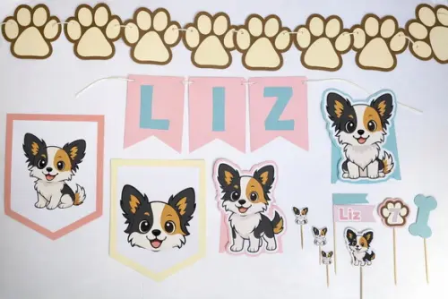 Papelaria Festa - Cachorrinhos (escolha o Seu)