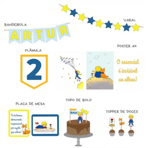 Papelaria Festa - o Pequeno Principe
