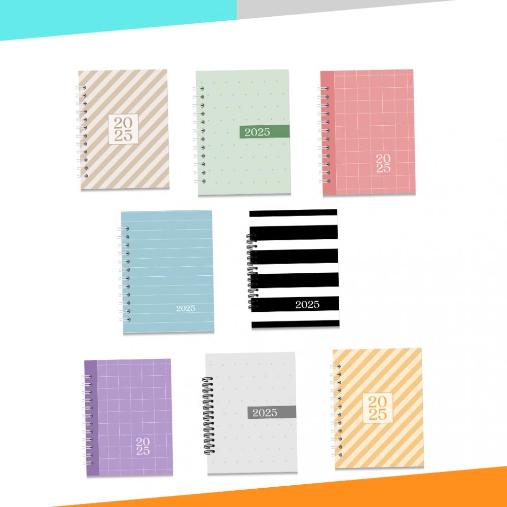 Planner Não Datado - Modelo Slim/Compacto