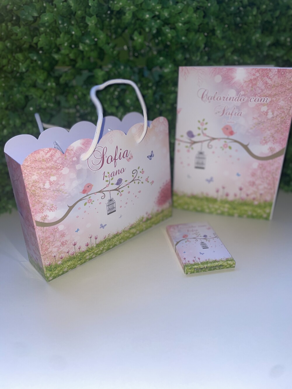 20Kits Personalizado Sacola + Livro de Colorir+caixa para Lápis