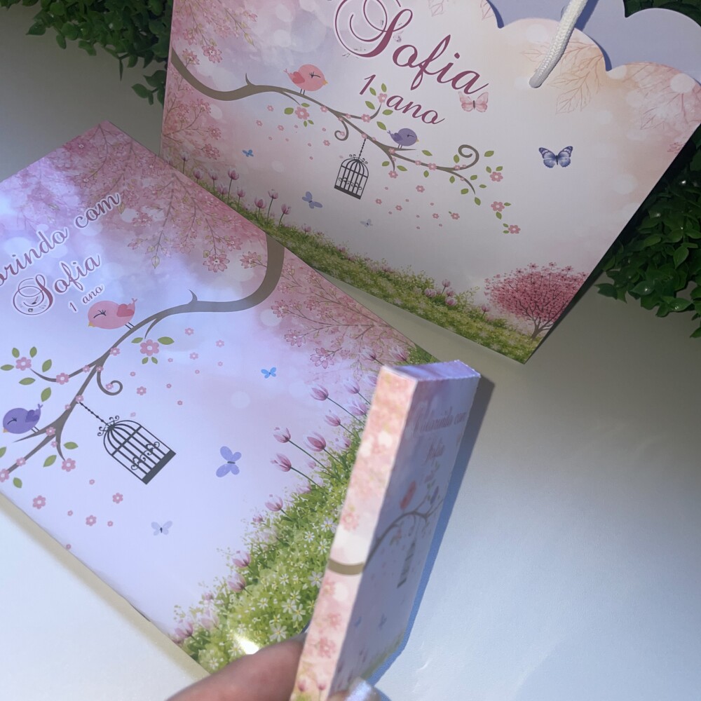 20Kits Personalizado Sacola + Livro de Colorir+caixa para Lápis