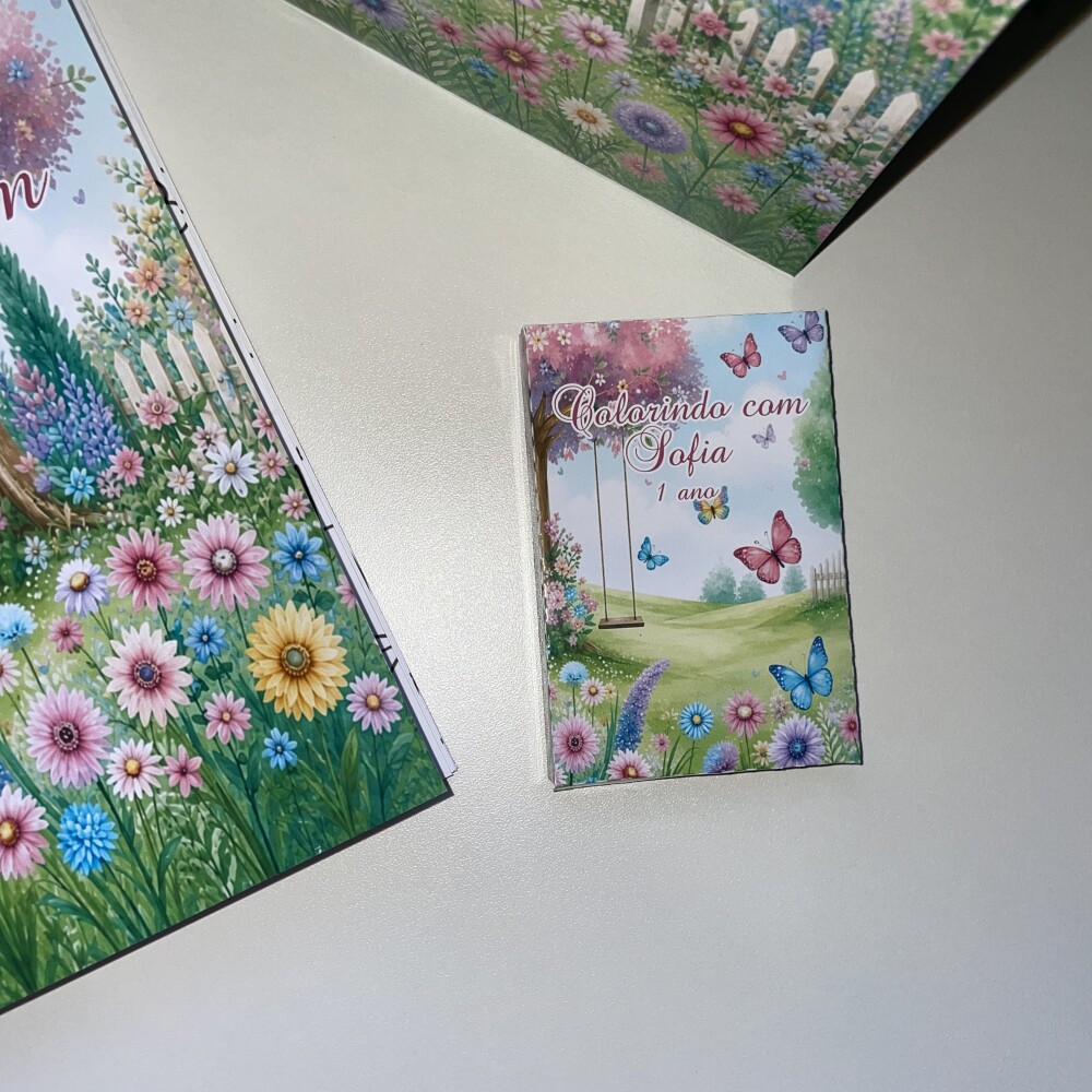 20 KitS Personalizado Sacola + Livro de Colorir+caixa para Lápis